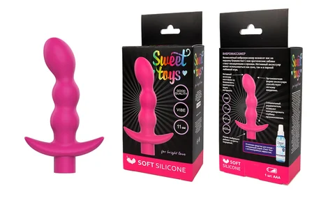 Vibracioni masažer Analni Sveet Tois Pink 14,5 cm