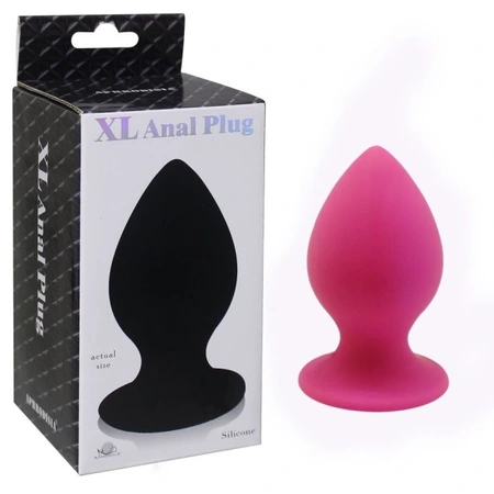 Analni čep silikon anal XL Crna 11,5 cm