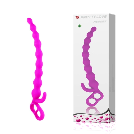 Analni lanac beeds Pretti Love Pink 31 cm