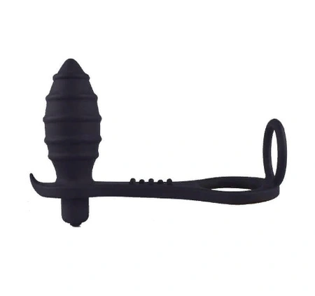 Vibracioni prsten crni Love Noi 9 cm