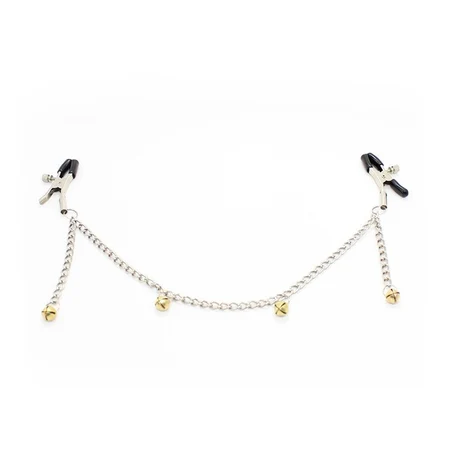 Kopče za bradavice sa lancem i zvonom