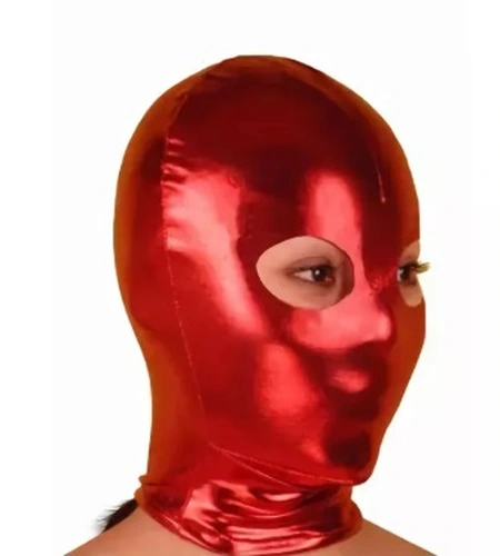 Maska-kaciga sa otvorenim očima crvena