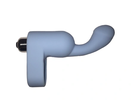 Vibromasažer na prst plavo