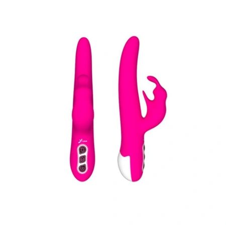 Vibrator sa klitoralnim stimulatorom i Pag rotacijom maline