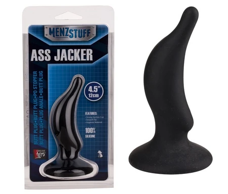 Analni čep menztuff ass-jacker black 12 cm