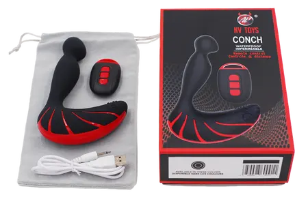 Vibracioni masažer prostate Conch Crna