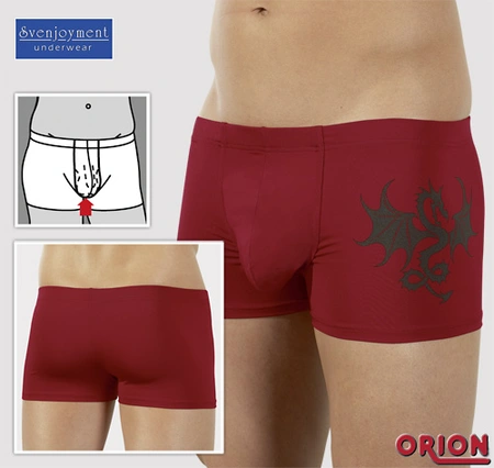 Muške gaćice sa potpornim efektom crvene l