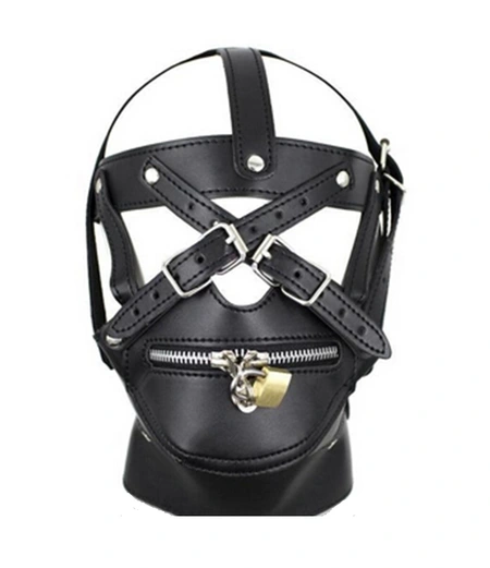 Maska za kacigu sa zatvaračem i bravom Crna