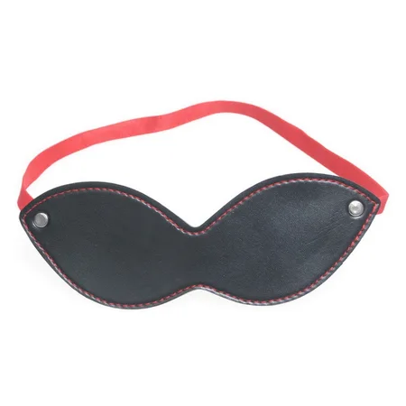 Maska od veštačke kože crna