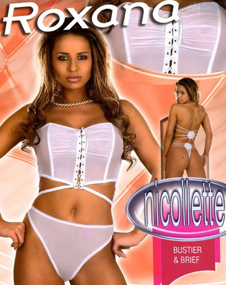 Top i tange Nicolet Vhite l