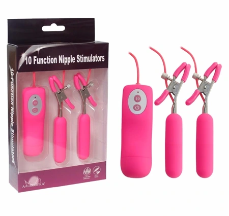 Stezaljke za bradavice sa vibracionim režimima su ružičaste