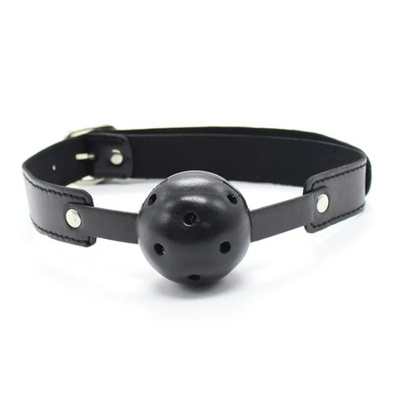 Geg lopta prozračna plastika Crna