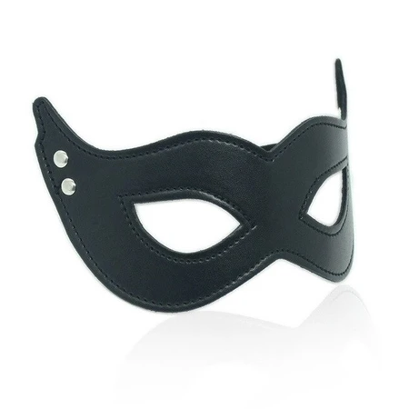 Maska otvorena sa zakovicama Crna