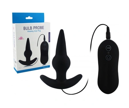 Analna čaura sa vibracijom bulb probe Crna 10 cm