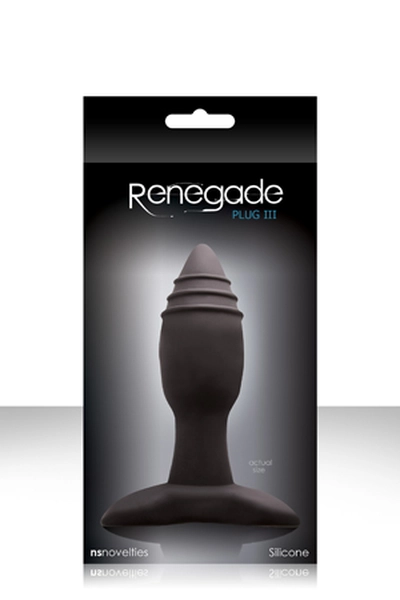 Analni čep Renegade plug 3 mala crna