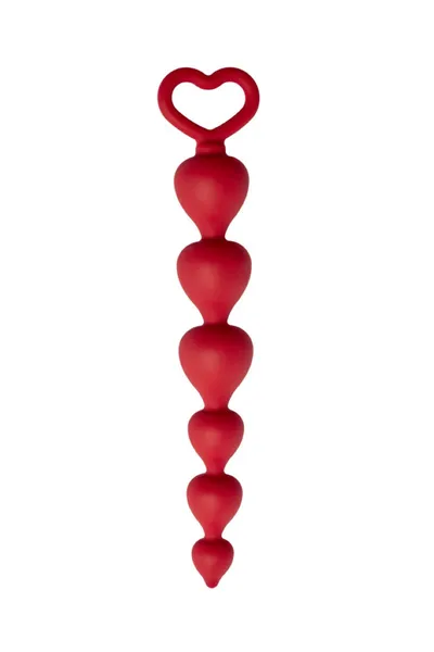 Analni lanac heart ray bordo 17.5 cm