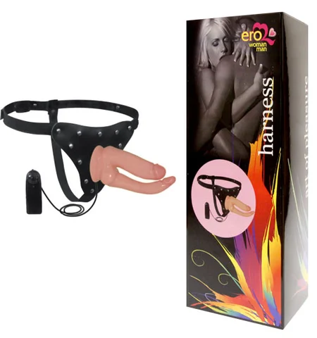 Strapon Double vibro na gaćicama 16.5 cm