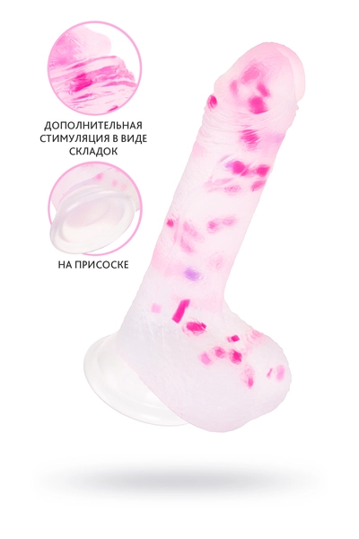 Nerealni Dildo Crovlei raznobojni 18 cm