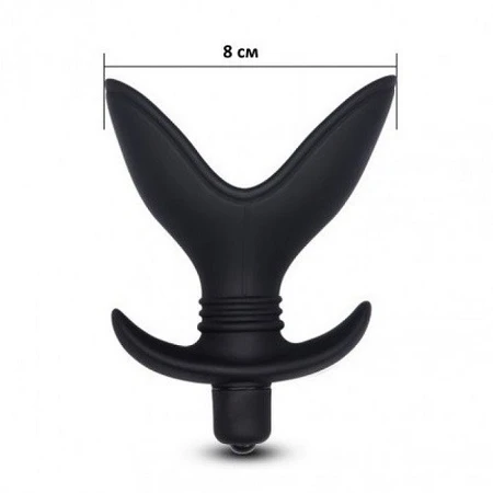 Analni expander sa vibracijom Booti Blaster crni 11,4 cm