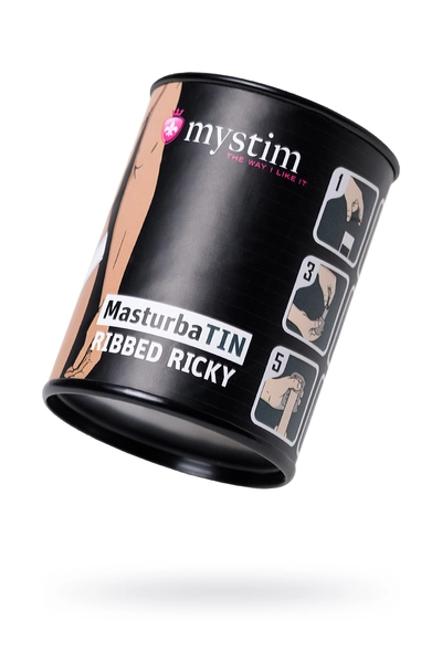 Mistim Ribbed Ricki masturbator bela 4,5 cm