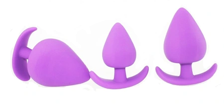 Analni čep silikon velika ljubičasta 11,5 cm
