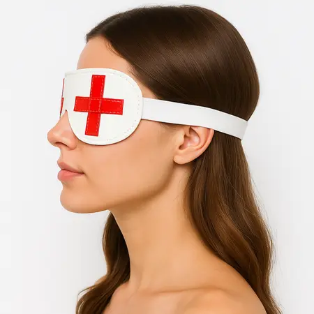 Maska od bele kože medicinska sestra