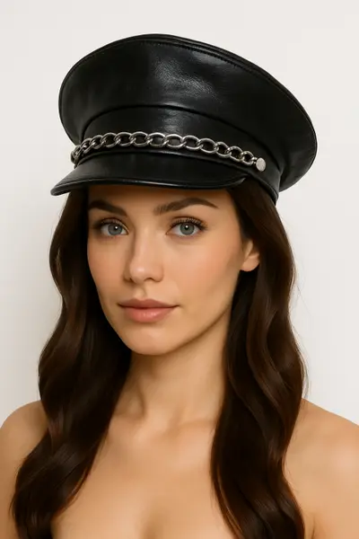 Sexi kapa-eko-kožni policajac sa lancem