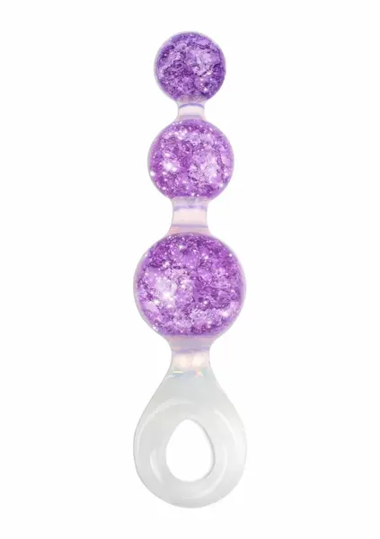 ToyJoy Crystal Trio Medium analni čep od tečnog silikona sa svetlucavim dizajnom