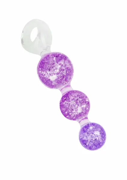 ToyJoy Crystal Trio Medium analni čep od tečnog silikona sa svetlucavim dizajnom