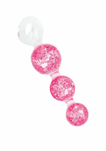 ToyJoy Crystal Trio Medium analni čep od tečnog silikona sa svetlucavim dizajnom