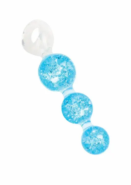 ToyJoy Crystal Trio Medium silikonski analni čep sa kristalnim detaljima
