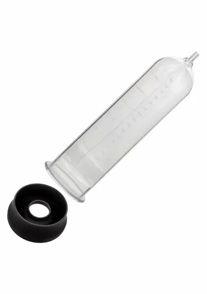 CalExotics Magnified Gauged sistem pumpe sa meračem pritiska i silikonskim prstenom