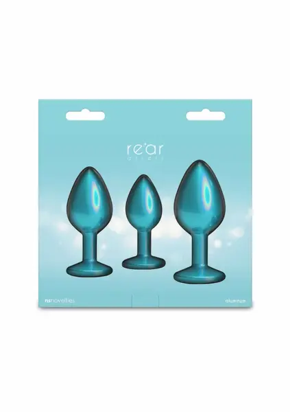 Iridescent set trenažera od 3 komada hromirani set sa postepenim veličinama
