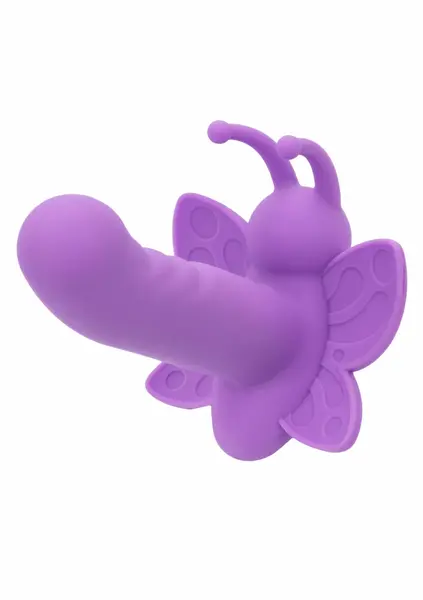 Venus Butterfly rotirajući stimulator od silikona, USB punjiv i vodootporan, roze