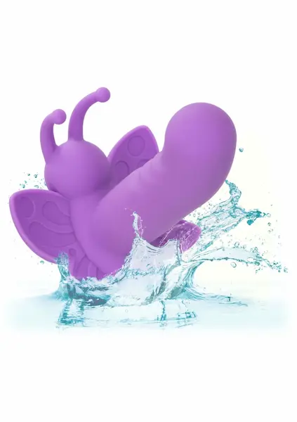 Venus Butterfly rotirajući stimulator od silikona, USB punjiv i vodootporan, roze