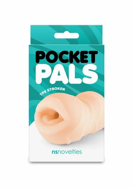 NS Novelties Mouth Stroker Pocket Pal TPE kompaktni intimni stimulator