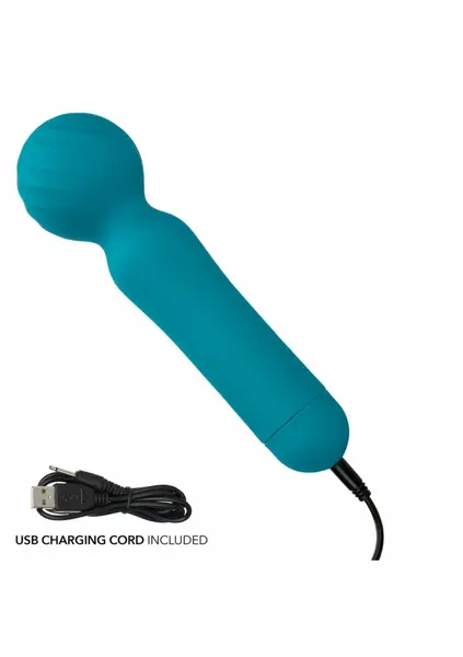 Rumble Wand masažer sa fleksibilnim vratom, 10 modova vibracije, vodootporan, USB punjiv