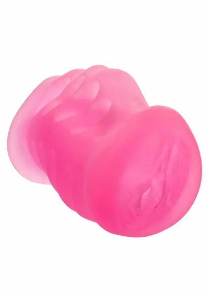 Grip-N-Stroke Large intimni masturbator sa teksturisanim dvostrukim ulazom, crni