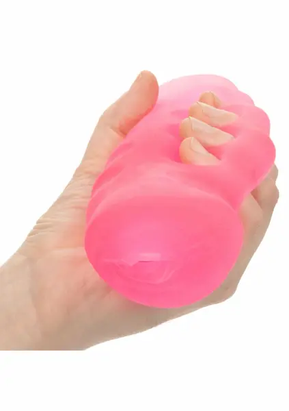 Grip-N-Stroke Large intimni masturbator sa teksturisanim dvostrukim ulazom, crni