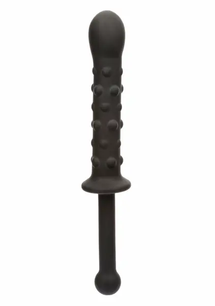 CalExotics Bendy Beaded Probe fleksibilna silikonska dvostrana sonda u crnoj boji