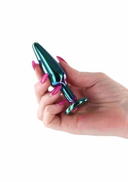 nsnovelties konusni analni čep Medium od hromiranog aluminijuma 8.4 cm