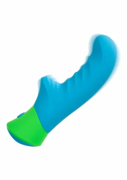 Ridged G vibrator sa dvostrukom stimulacijom od medicinskog silikona, vodootporan i punjiv preko USB kabla