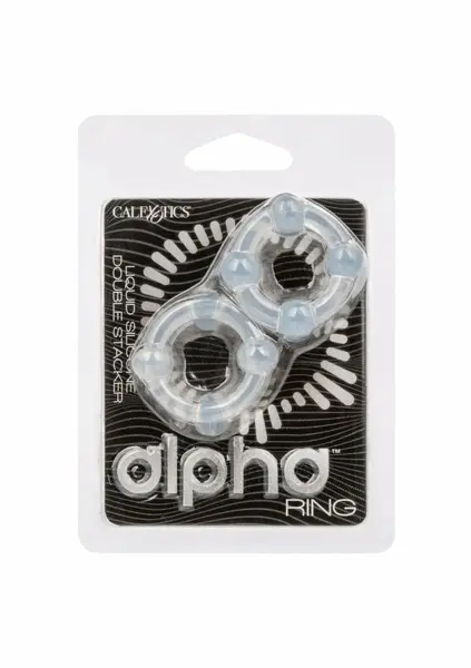 CalExotics Silicone Double Stacker Rings set premium prstenova od tečnog silikona