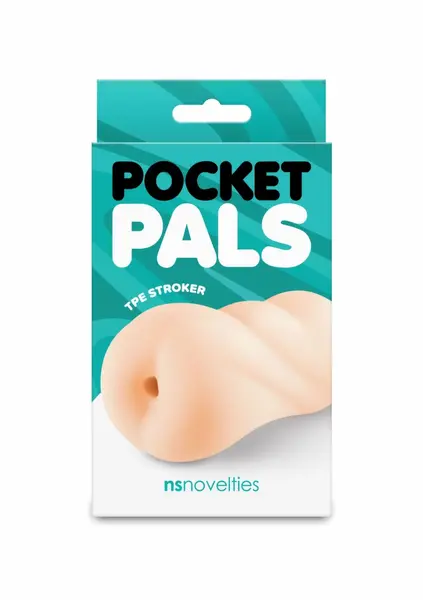 NS Novelties Anal Stroker Pocket Pal TPE Compact Crni 657447111631