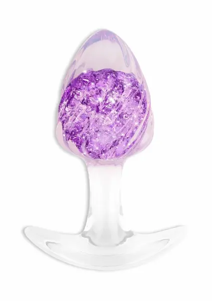 ToyJoy Crystal Plug Medium tečni silikon glamurozan izgled 8713221845078