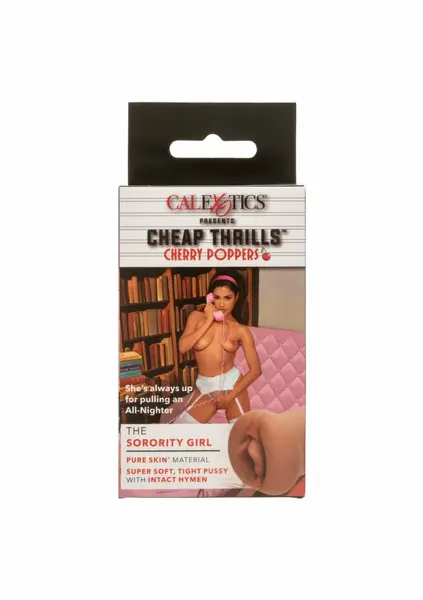 CalExotics Cheap Thrills Sorority Girl intimni rukav Pure Skin™ 13 cm