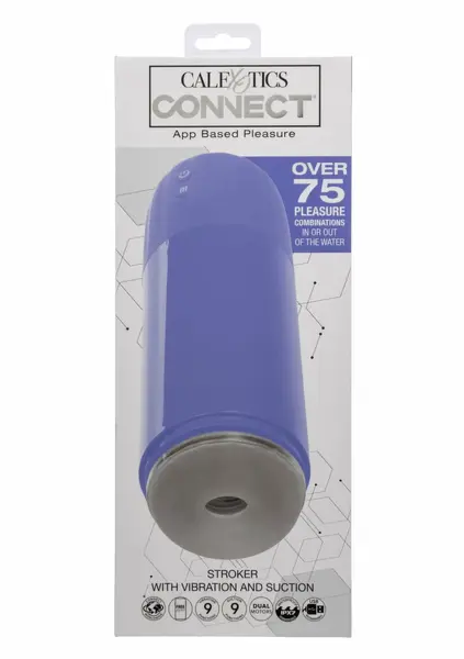 CalExotics Connect Stroker pametni masturbator sa vakuumom i vibracijom
