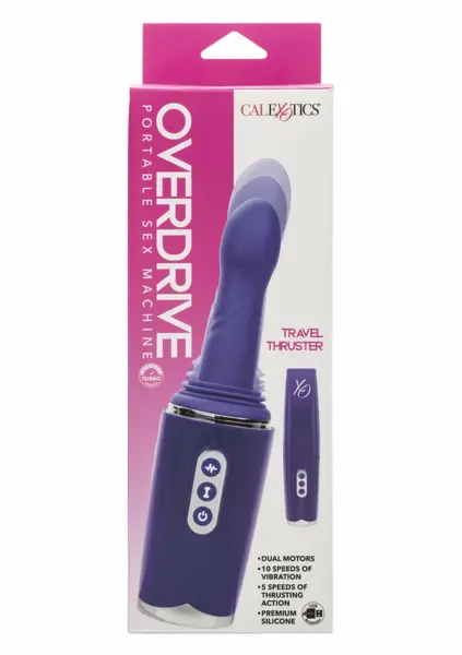 Overdrive Travel Thruster prenosivi intimni stimulator sa potiskom, 10 brzina, USB-C
