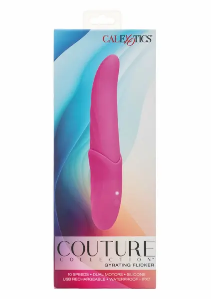 Couture Collection Gyrating Flickering Wand silikonski vodootporni masažer