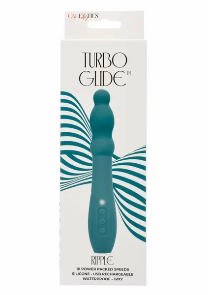 Glide Ripple vibrator, silikonski masažer sa 10 brzina, vodootporan, USB punjenje